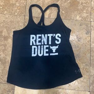 Under Armour “rents due” tank XS